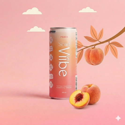 SolidViibe- Peach- 12 pack 355ml
