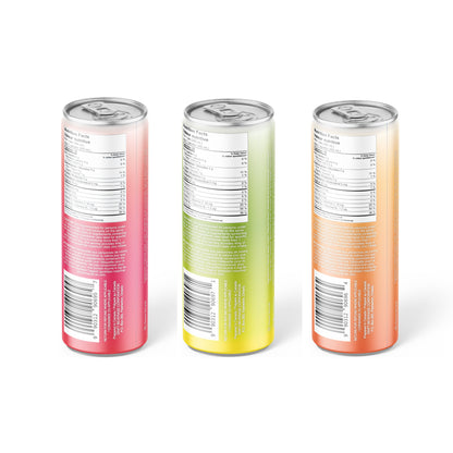 Solidviibe Functional Wellness Tonic- 15 calories/can (Peach, passionfruit and lemon ginger)